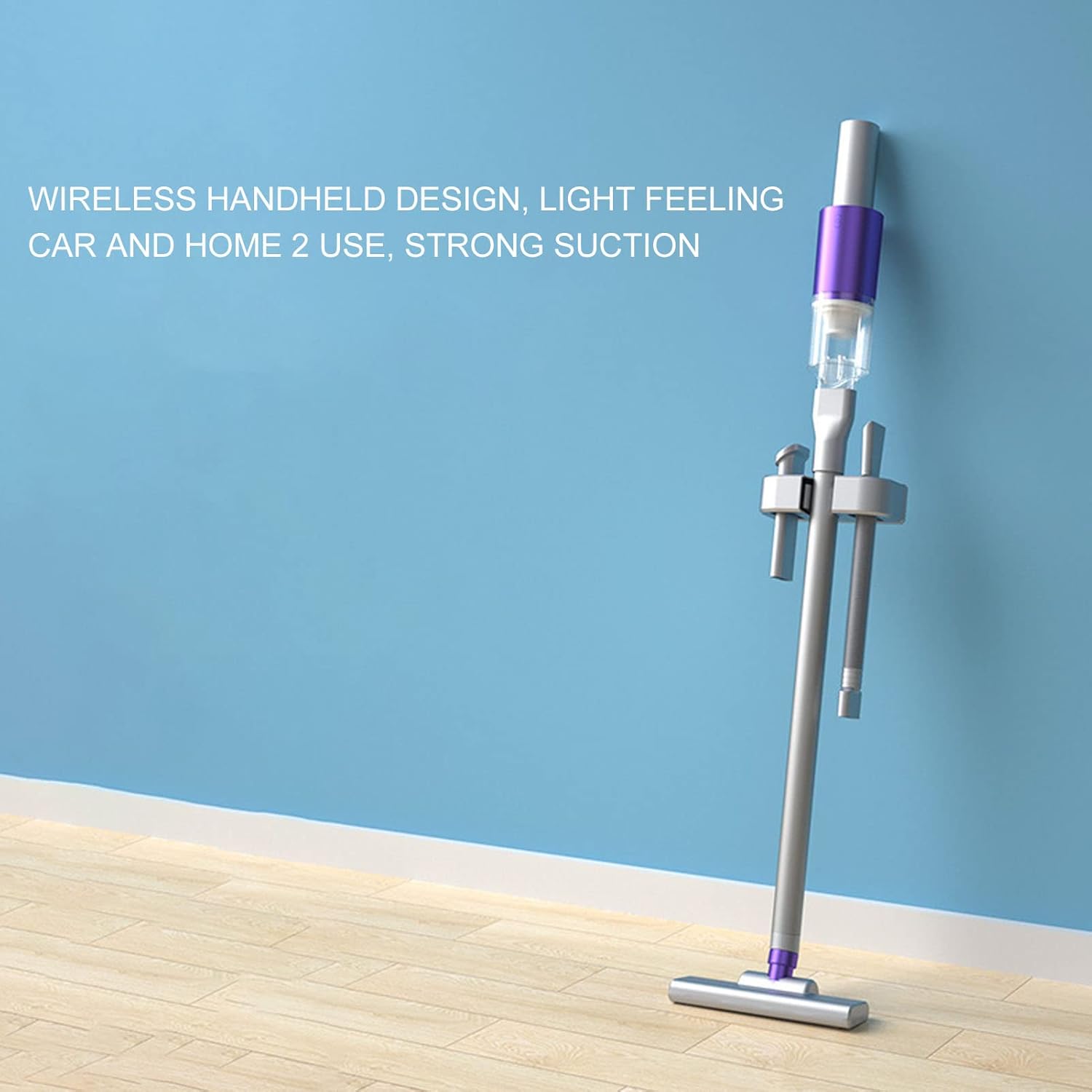 Cordless Vacuum Cleaner,Stick Removable Handheld Portable 40min Runtime Household Car Large Suction Dust Collector