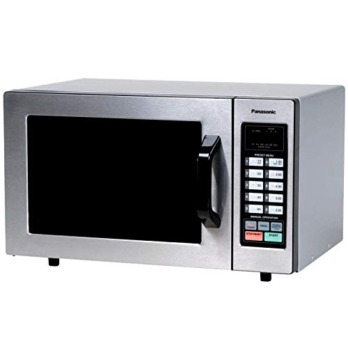 Panasonic 1000W Commercial Microwave Oven With Nordic Ware Deluxe Plate Cover