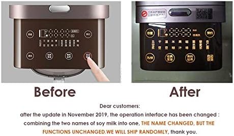 Unmanned SoyMilk Maker Smart Touch Automatic Cleaning Soymilk Machine Home Office Coffee Maker Blender Mixer(E)