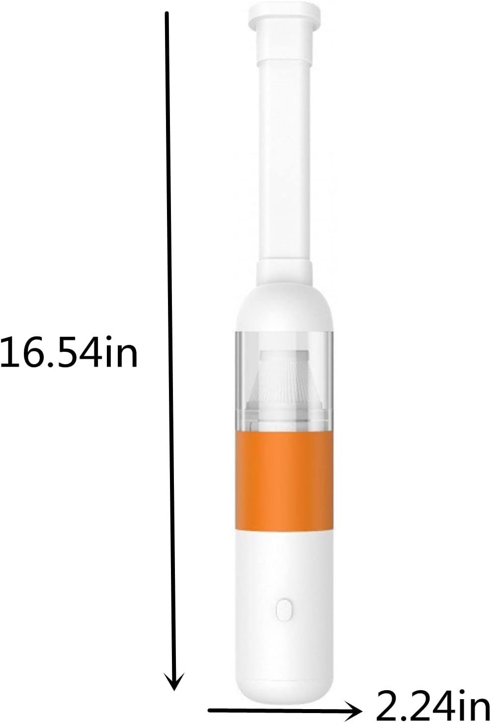 Cordless Car Vacuum with Powerful Suction, 2 in 1-Hand Vacuum & Hand Blow Pump, Mini Vacuum for Crevices, Keyboard Cleaner, USB Rechargeable Fast Charging and Long Battery Life