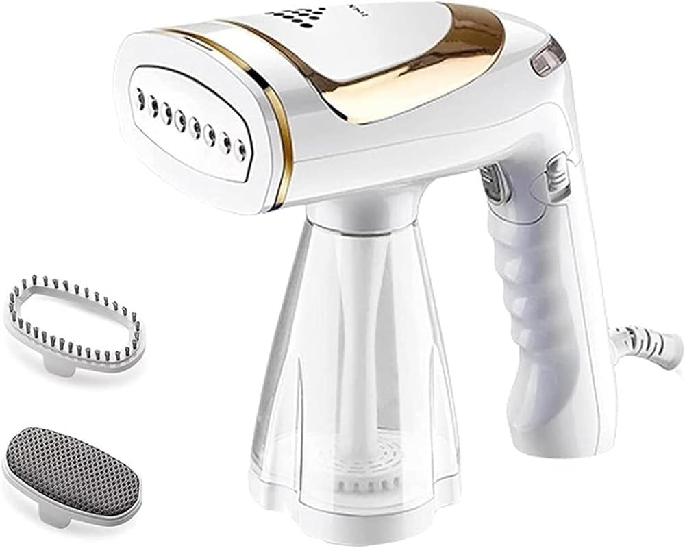 Powerful Handheld Clothes Steamer, 1600W Portable Hand Held Garment Steam Iron for Fabric, Easy to Use, 200ml Perfect Portable Garment Steamer for Home and Travel