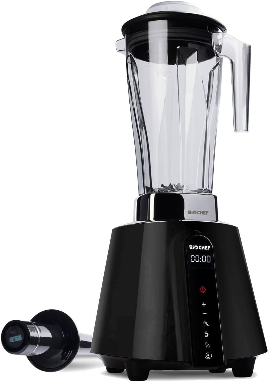 BioChef Living Food Blender - 1680 Watt Motor, 2L BPA-Free Jug with 3 preset Programs Plus Pulse Function - 10 Year Warranty (Black)