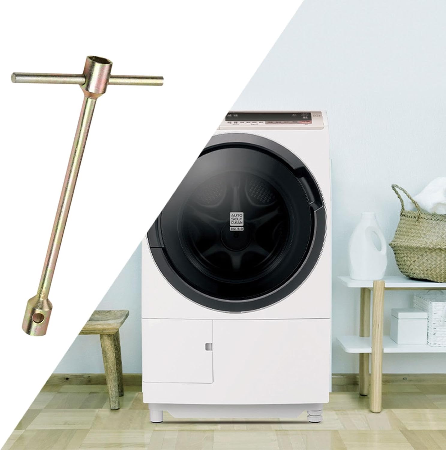 Washing Machine Clutch Disassembly Wrench Socket Wrench Manual Tool Laundry Appliances Practical Household Home Use Spanner