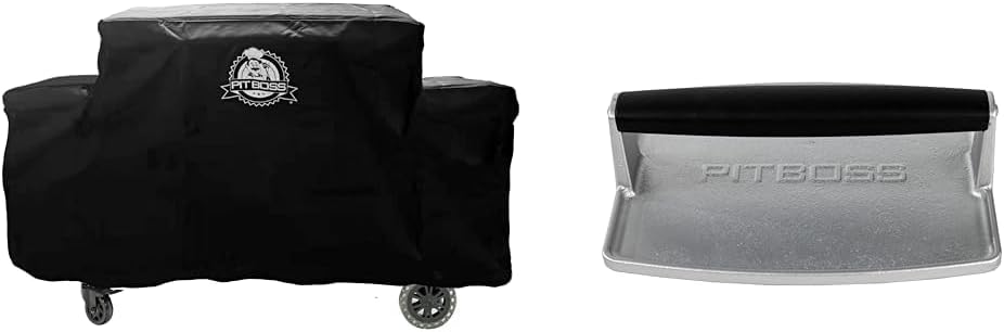Pit Boss 4 Burner Griddle Cover and Griddle Press