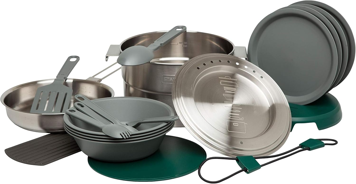 Adventure Full Kitchen Stainless Steel Camp Cook Set by Stanley