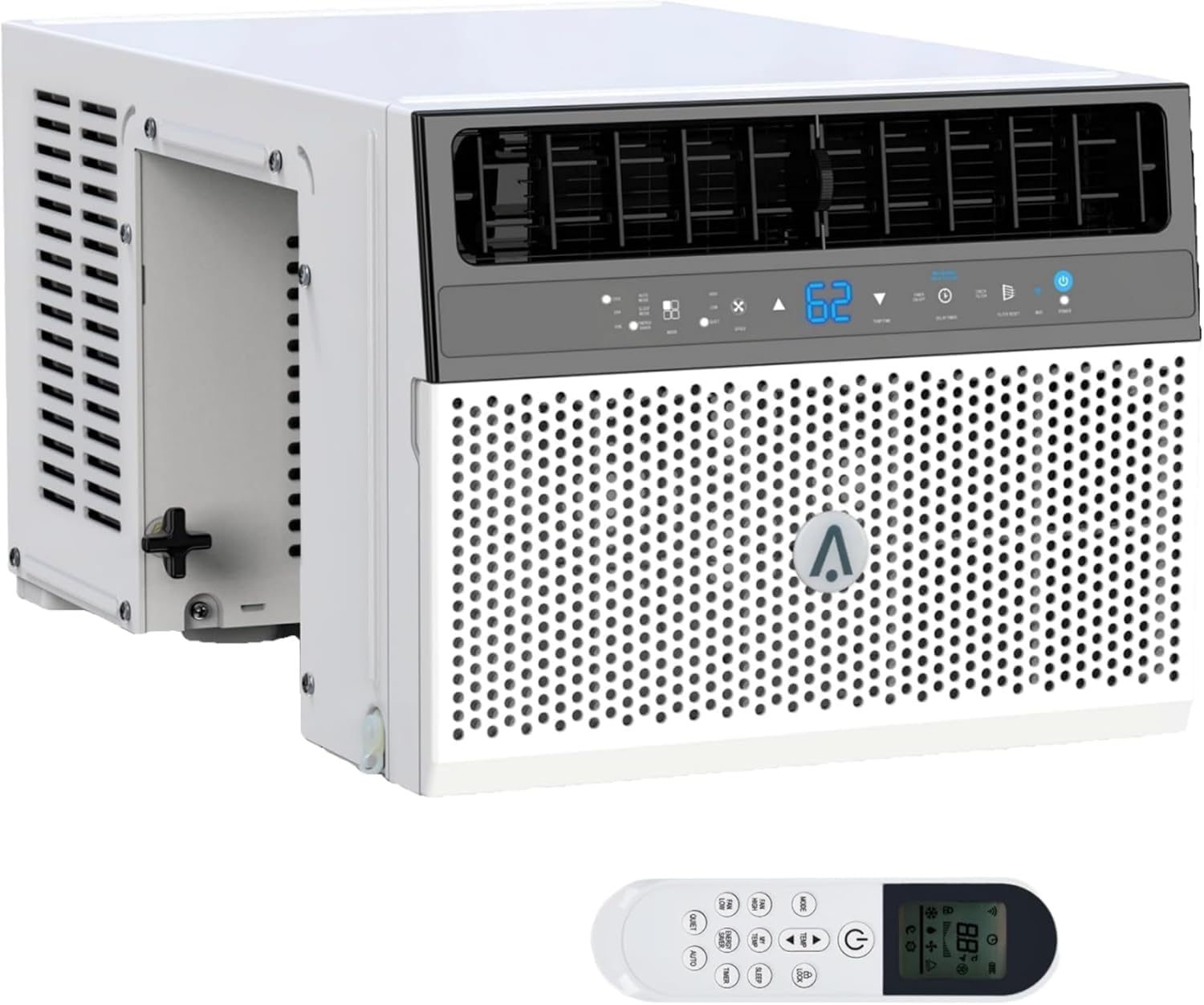 6000 BTU U-Shaped Window Air Conditioner with Cools Up to 250 Sq&Ultra Quiet, Energy-Efficient Cooling with Full Window View, 6 Modes,Easy Installation