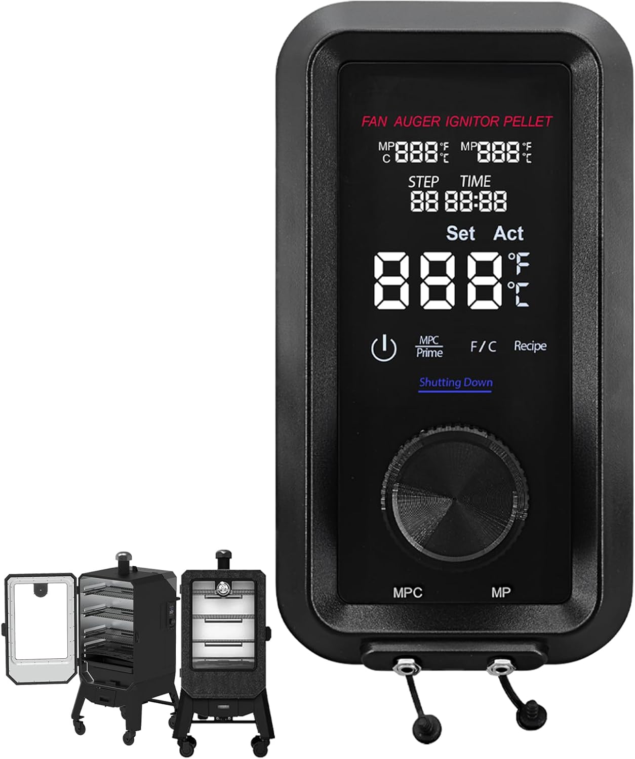 【UPGRADE】Digital PID Vertical Control Board Complete with WiFi Capability Compatible with Pit Boss Pro Series II 4-Series Wood Pellet Vertical Smoker Part NO. 80147