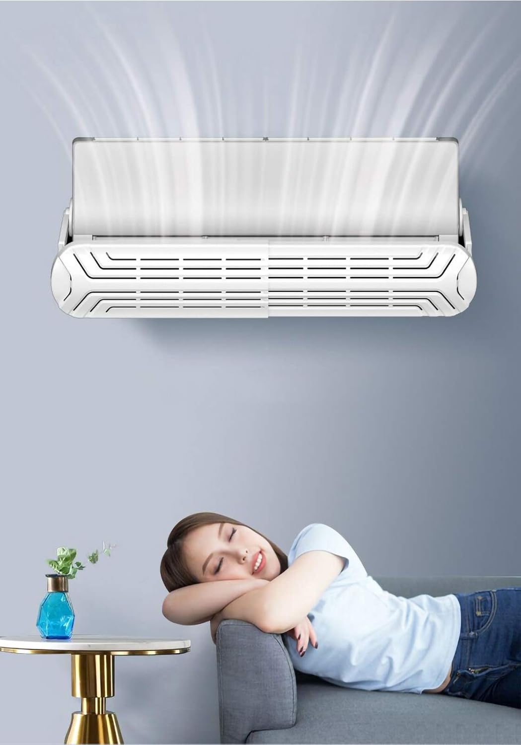 Air conditioner windshield Telescopic Air Conditioning Deflector, Direct Proof Air Conditioning Windscreen, Air Conditioner Wind Deflector - No Perforation - Retractable - Easy Install - Home Air