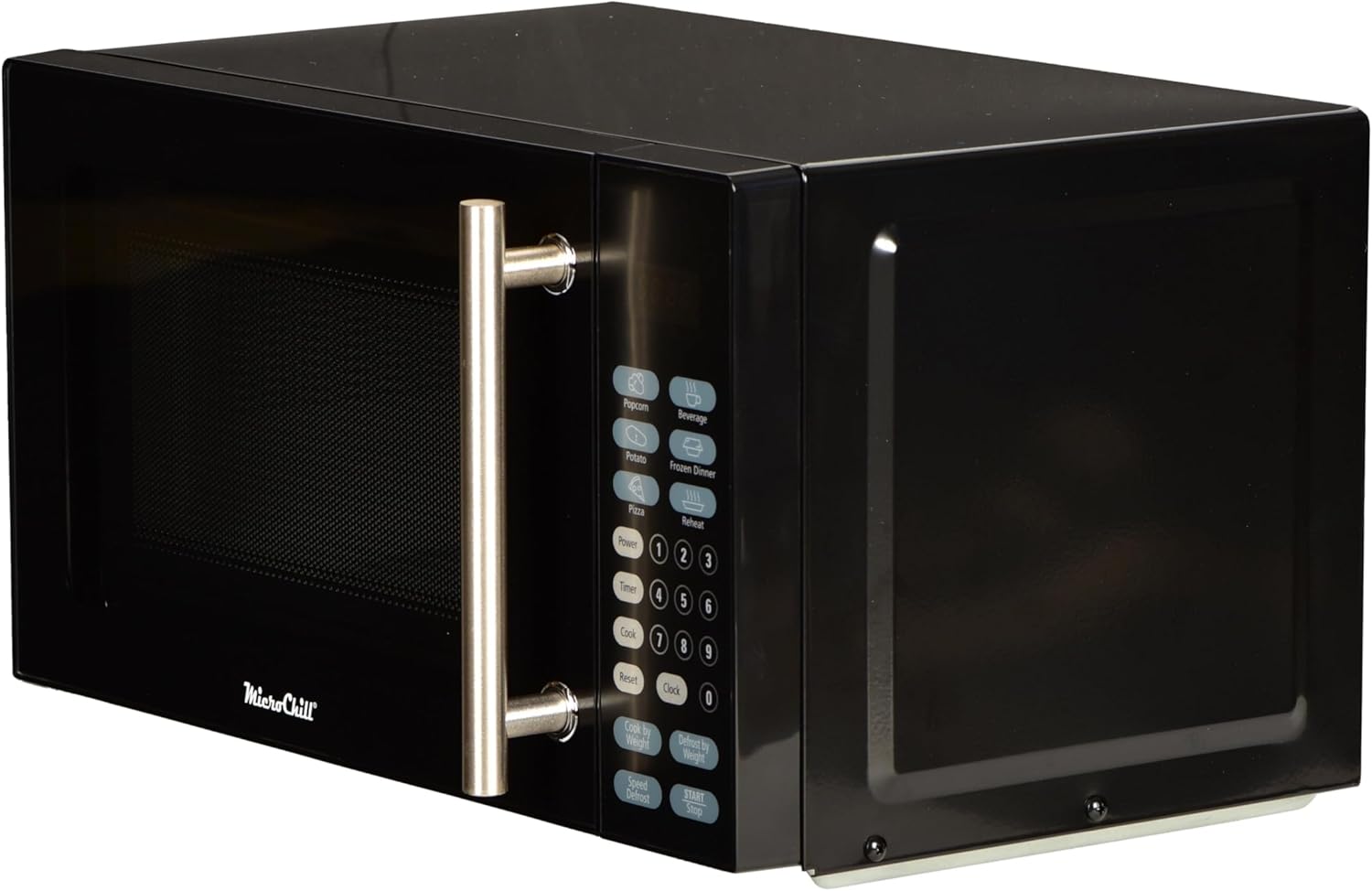 0.7 cu. ft. MicroChill Microwave, Black Exterior, White Interior. Medium Microwave - 10.38