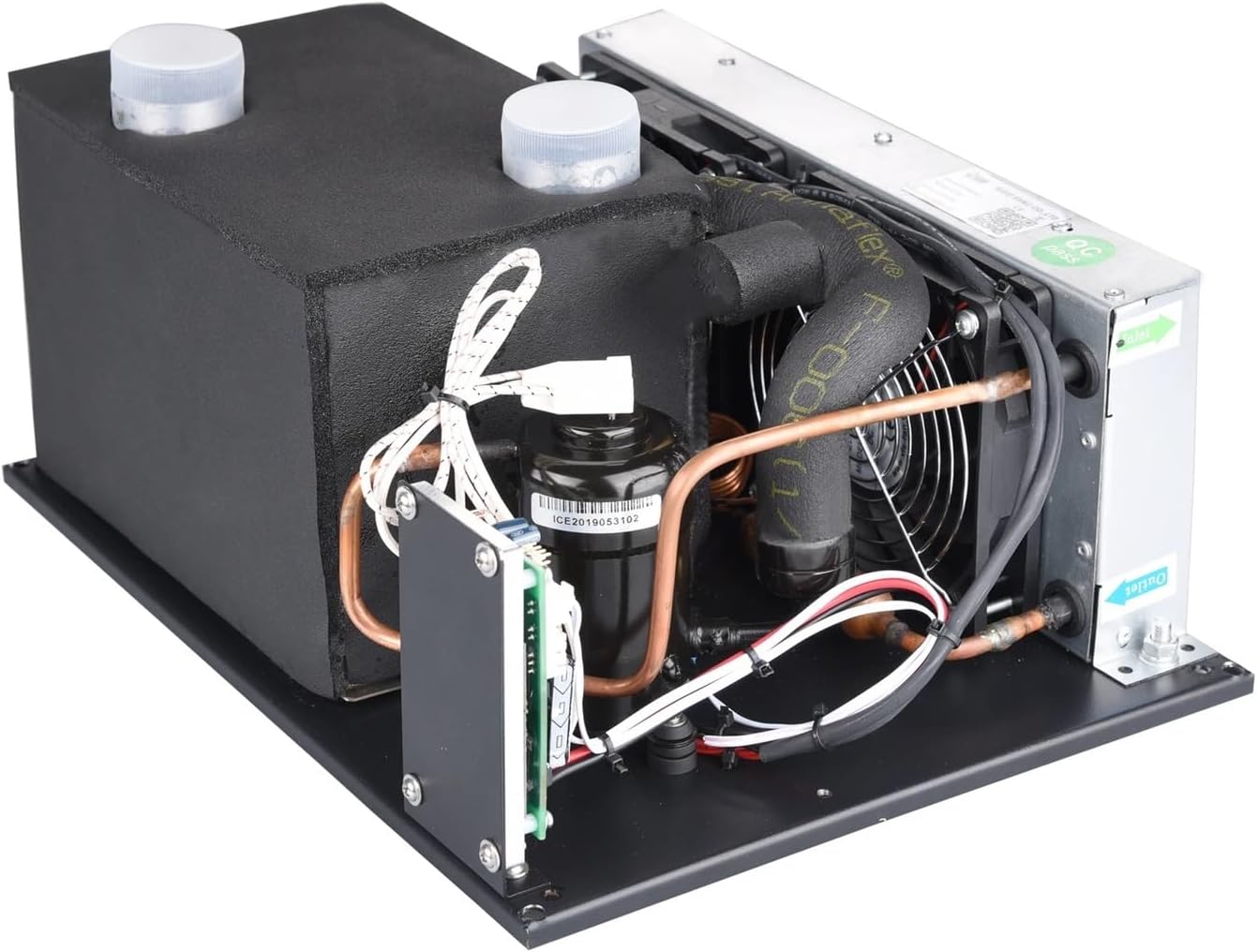 Air Conditioner, Micro DC Air Conditioner 24V, 700W Portable Cooling & Heating for Small Spaces, Electronics, Vehicles, R134A, Compact, Lightweight, High Efficiency