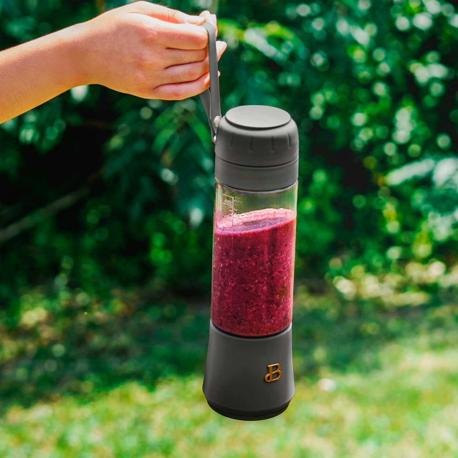 Beautiful Portable Blender,by Drew Barrymore, 70 Watts, 18.5 OZ (Oyster Gray)