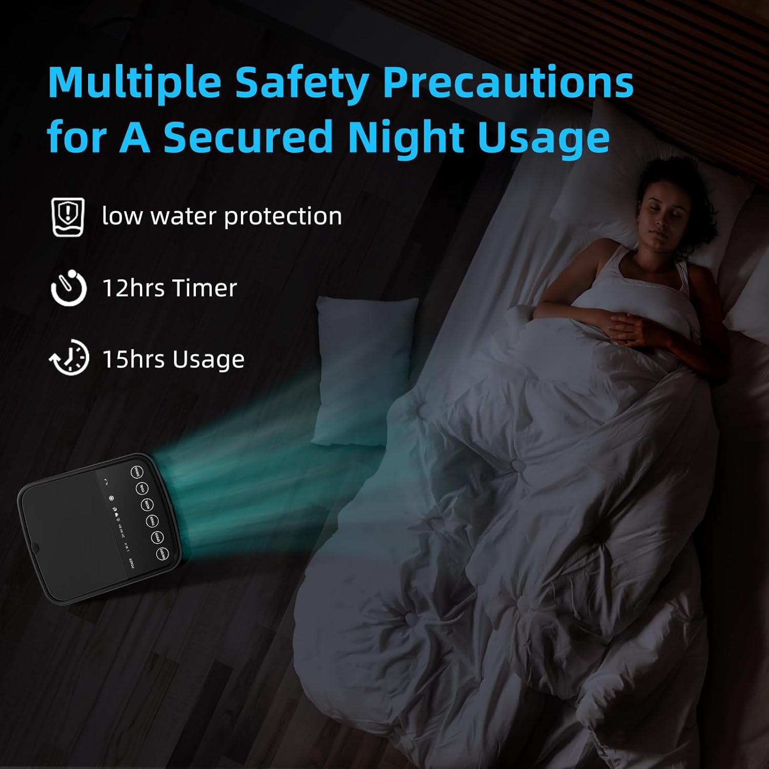 NOMEY Evaporative Air Cooler, 3-IN-1 Air Conditioner Portable for Room w/ 4 Modes & 3 Speed, 12H Timer, 1 Gal Detachable Water Tank, 4 Ice Packs, Remote, 70° Oscillation Air Cooler for Bedroom Indoor