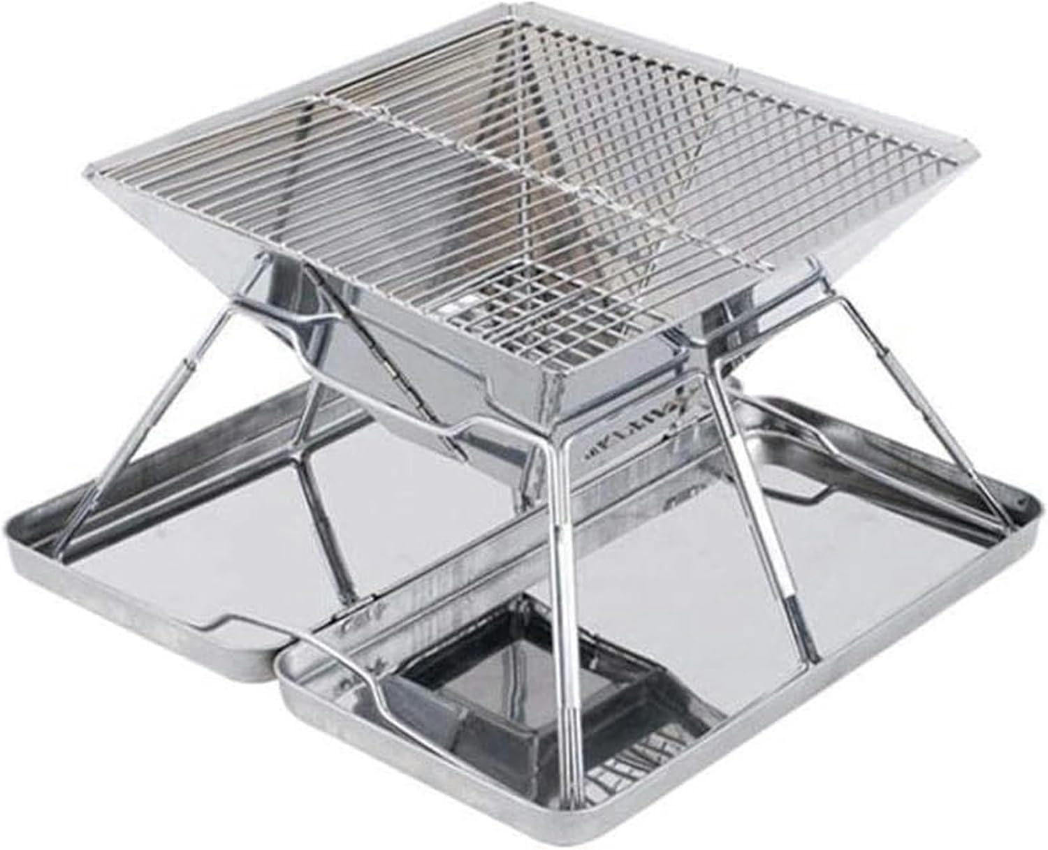 BBQ Outdoor, Barbecue Accessories Foldable Barbecue Stove Charcoal Barbecue Non Stick Outdoor