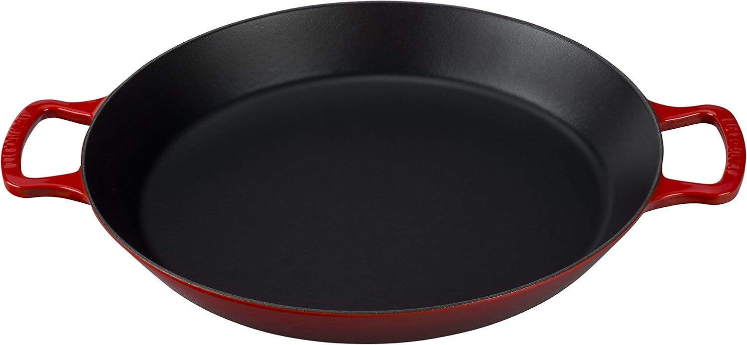 Le Creuset Enameled Cast Iron Paella Pan, 3.25 qt., Cerise
