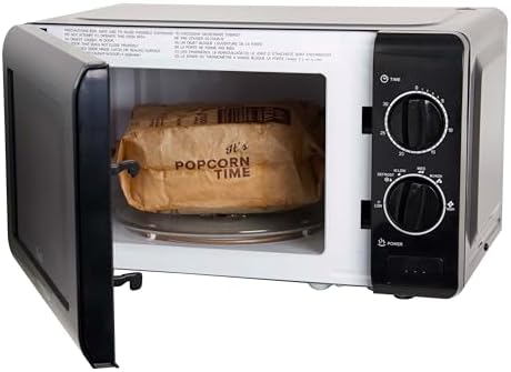 Avanti Microwave Oven 700-Watts Compact Mechanical with 5 Power Settings, Defrost, Full Range Temperature Control and Removable Glass Turntable, 0.7-Cu.Ft., Black