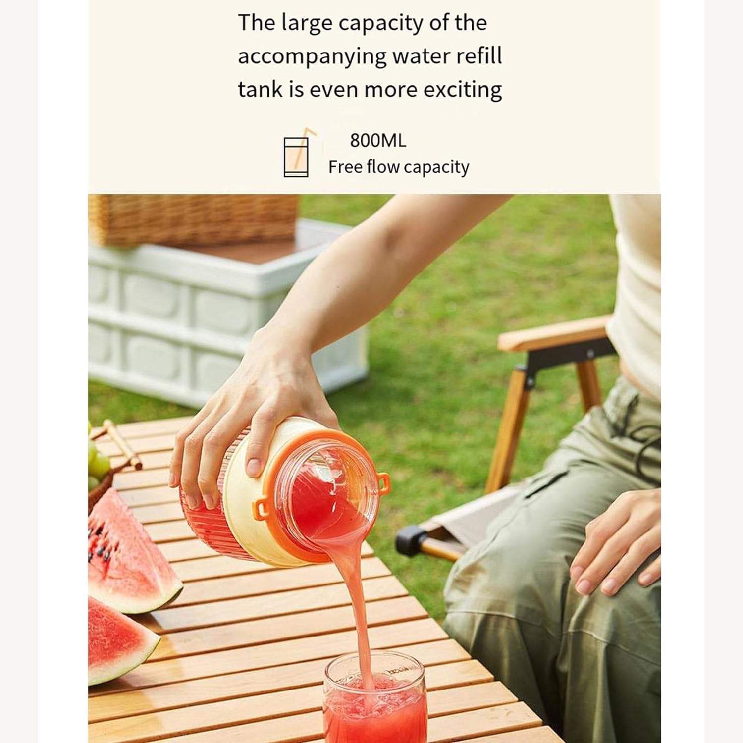 Small Juicer Multifunctional Portable Mixing Cup Fully Automatic Household Juice Cup Fruit Mixing Juice Cup 5V,Orange