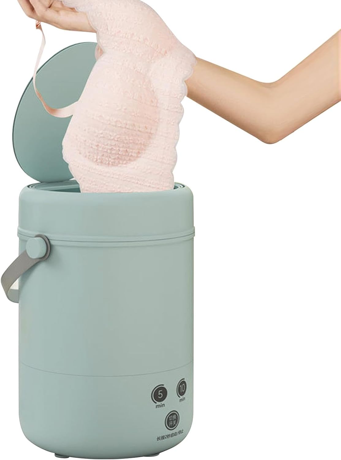 minii Portable Washing Machine - Compact 3.8L Rv Travel Laundry Washer, Automatic Small Cloth Washer for Home Outdoor Use, Lightweight Portable Laundry Machine for Camping and Apartments