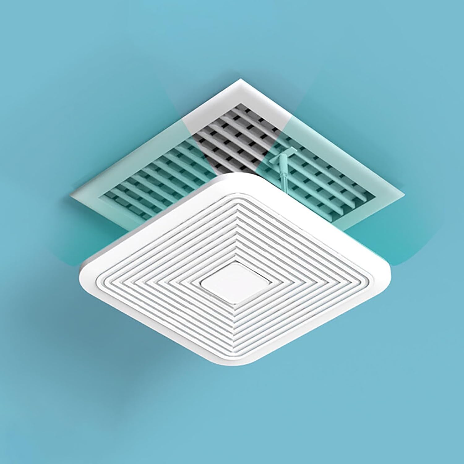 Dual-Layer Ceiling Vent Deflector, Breathable Design, Air Conditioner Deflectors, AC Wind Deflector for Office and Home Use