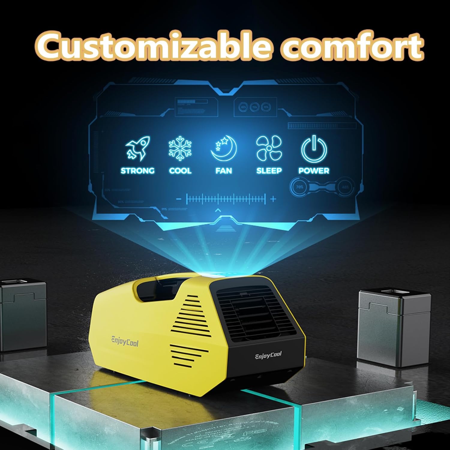 Portable Air Conditioner Conditioner for Camping for Outdoor Camping Tents 2380 BTU Outdoor Air Conditioner Portable Air portable fans that blow cold air Portable Air Conditioner for Pet