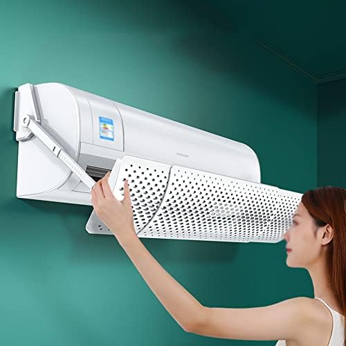 Air Deflector Adjustment Wall Mounted Air Conditioner Wind Shield Anti-Direct Blow Side Air Conditioner Deflector Width Adjustable