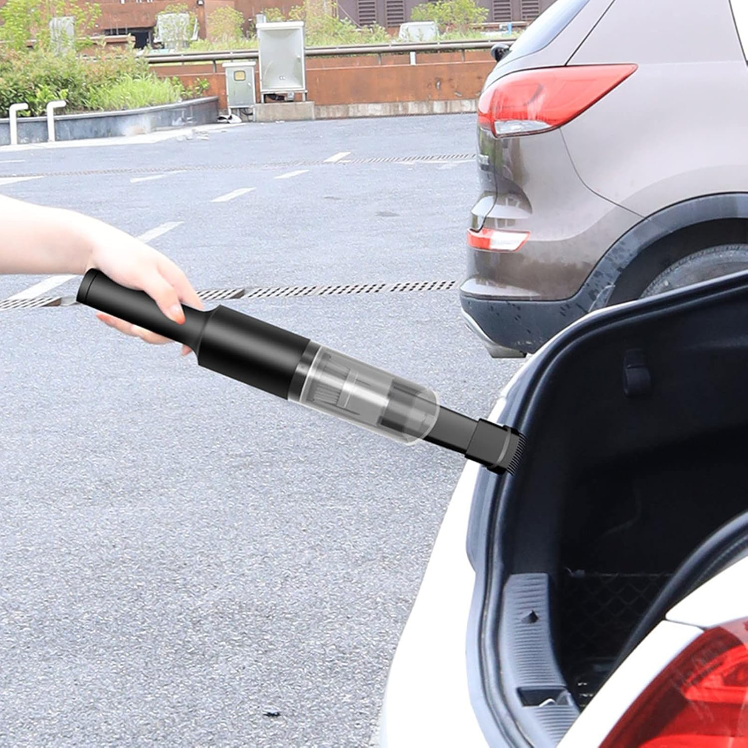 Handheld Vacuum, Air Duster and Hand Pump, Small Cordless Handheld Vacuum, USB Rechargeable, Easy to Clean Desktop, Keyboard, Drawer, Car Interior