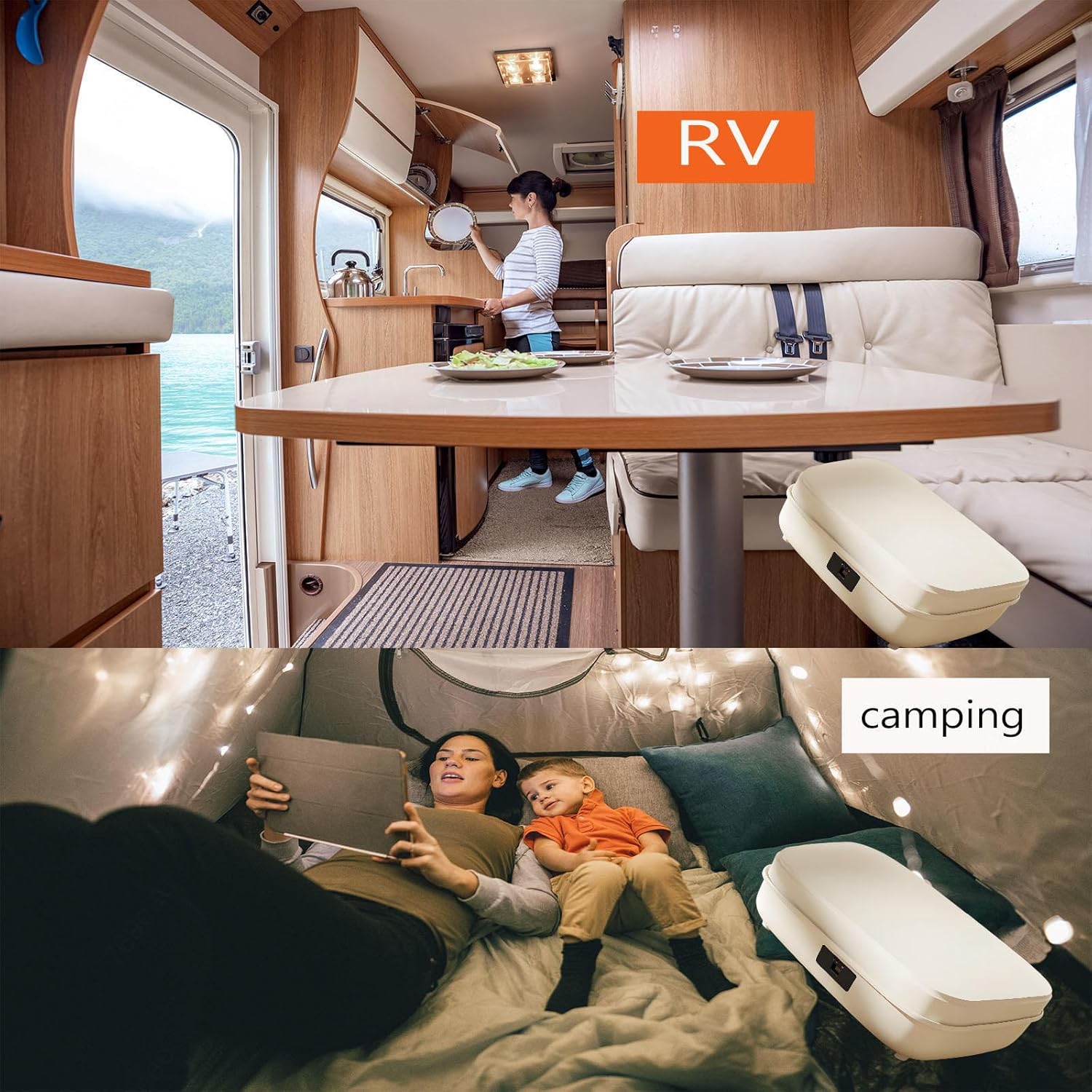 Folding Steam Closet, Portable Dryer for Clothes Double-Layer Use, Heated Clothes Drying Rack 900w for Rvs, Apartments, Travel, Dormitories