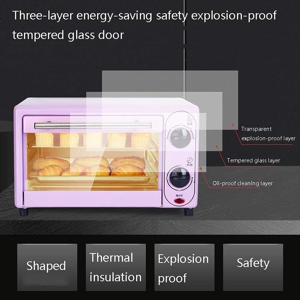 oven mini oven air fryer oven Household Electric Oven,Multi-Function Baking Cake Electric Oven Temperature Adjustment Timer Three-Layer Baking Position 12L Mini Ovens Toaster Oven Air Fryer,