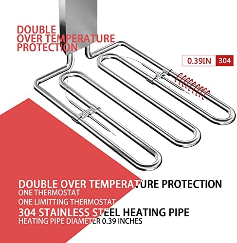 EGGKITPO Electric Deep fryer Single Tank Deep Fryer with Basket Capacity 10L(10.5QT) Electric Countertop Fryers with 60 Minute Timer for Home Kitchen and Restaurant, 1800 Watts, 120V