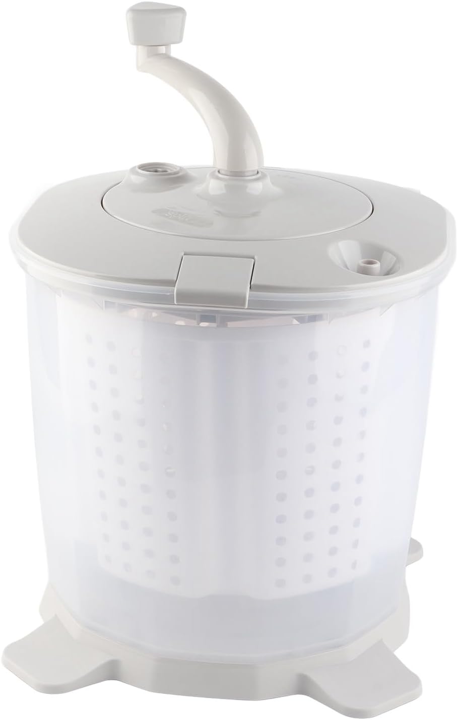 Portable Washing Machine for Apartment, Manual Hand Clothes Washer, Mini Portable Manual Operation Washing Machine, Underwear Laundry Washer for Home Dormitory, Gray