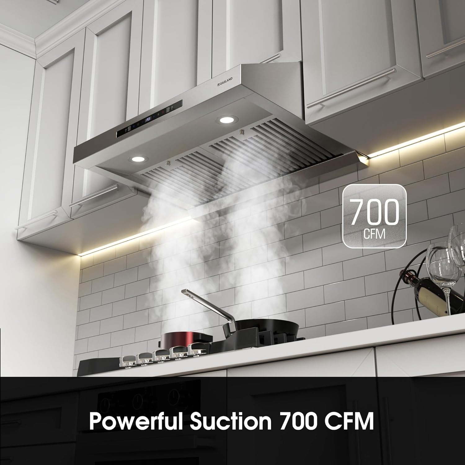 Gasland 24 Inch Built in microwave oven+30 Inch Range Hood