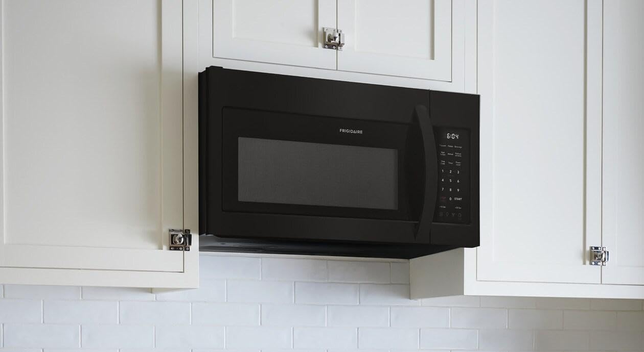 Frigidaire FMOS1846B 30 Inch Wide 1.8 Cu. Ft. 1500 Watt Over the Range Microwave LED Lighting - Black