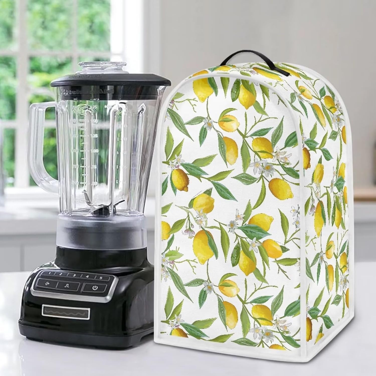 Lemon Print Blender Covers Kitchen Appliance Cover Blender Appliance Cover Stand Mixer Or Coffee Maker Juice Appliance Cover for Blender Food Processor juicer