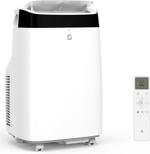 12,000 BTU Portable Air Conditioner - 3 in-1 AC, Fan & Dehumidifier with Remote Control, 24H Timer, Window Installation Kit Included - Cools Up to 550 Sq Ft for Indoor Rooms