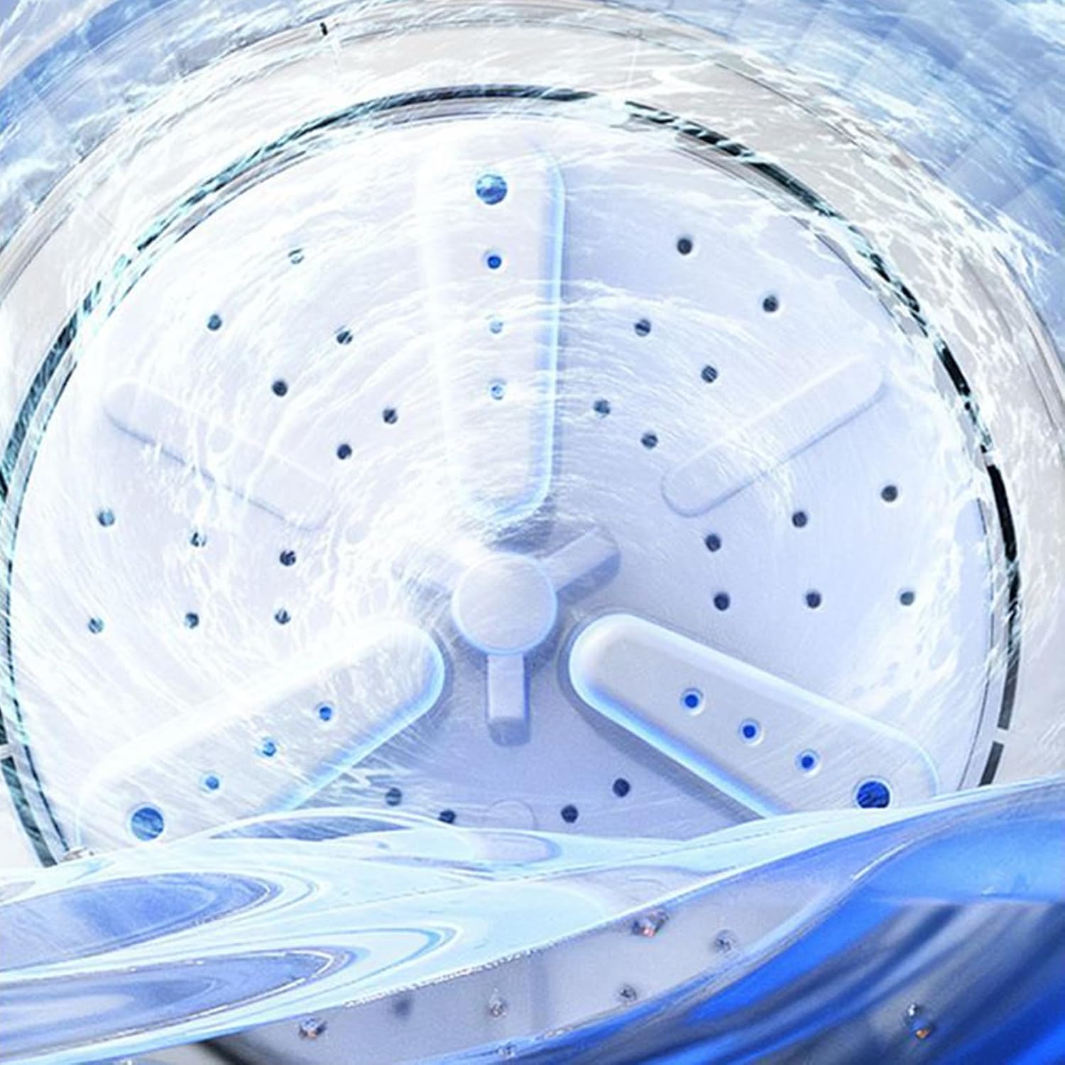 Portable Mini Washing Machine - 3L Travel Mini Washer And Dryer Combo, Laundry Machine Portable Washer And Dryer - For Home Apartment Dorm RV Travel Camping Small Clothes Underwear