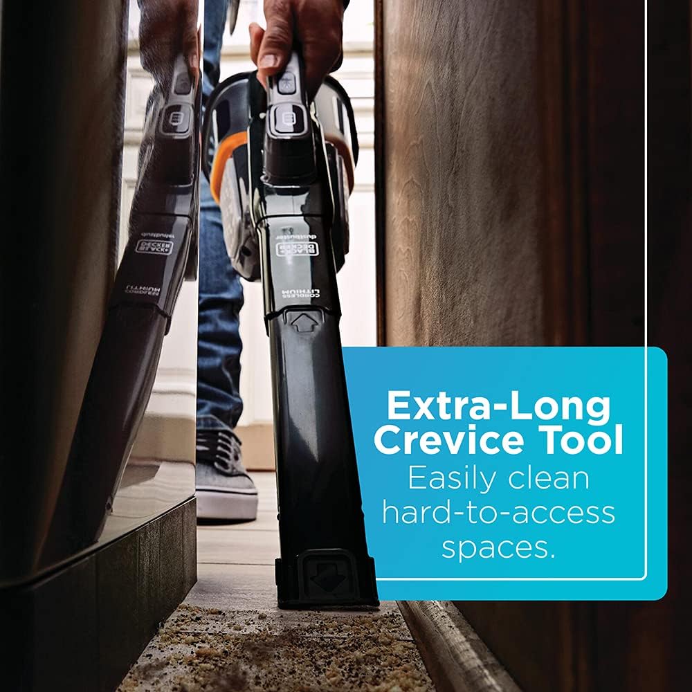 BLACK+DECKER 16V MAX* DUSTBUSTER AdvancedClean+ Hand Vacuum (HHVK415B01)