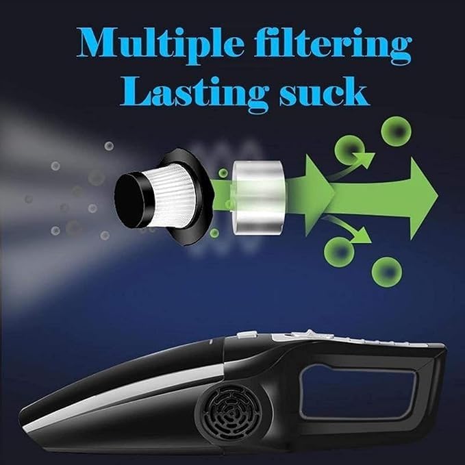 Handheld Vacuum Cleaner, Portable Hand Held Vacuum with Strong Suction Mini Car Vacuum Cleaner for Pet Hair, Home and Car