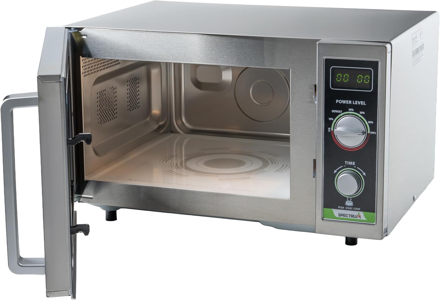 Winco Commercial-Grade Microwave with Dial, 1,000 W, .9 Cubic Feet