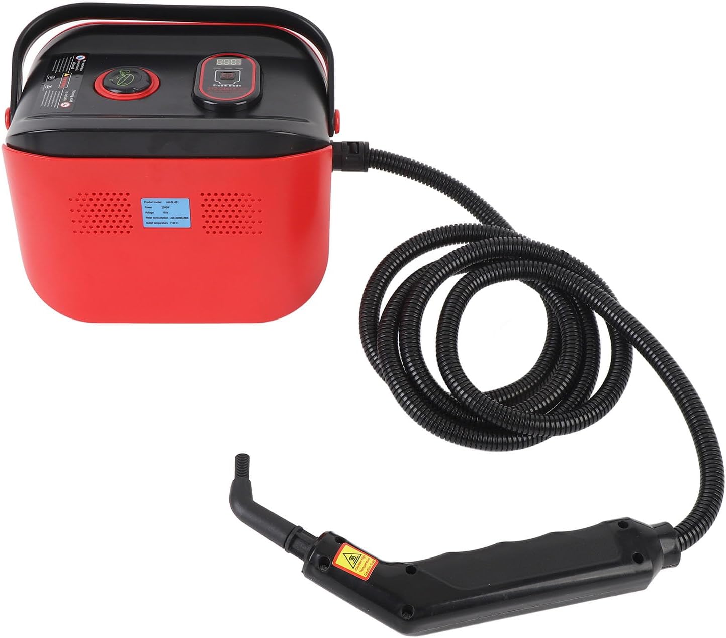 Handheld Steam Cleaner, Portable Pressurized Steam Cleaner, High Temperature Steamer Cleaning Machine For Home Car Detailing Kitchen Bathroom Floor Grout Furniture Tile (US Plug