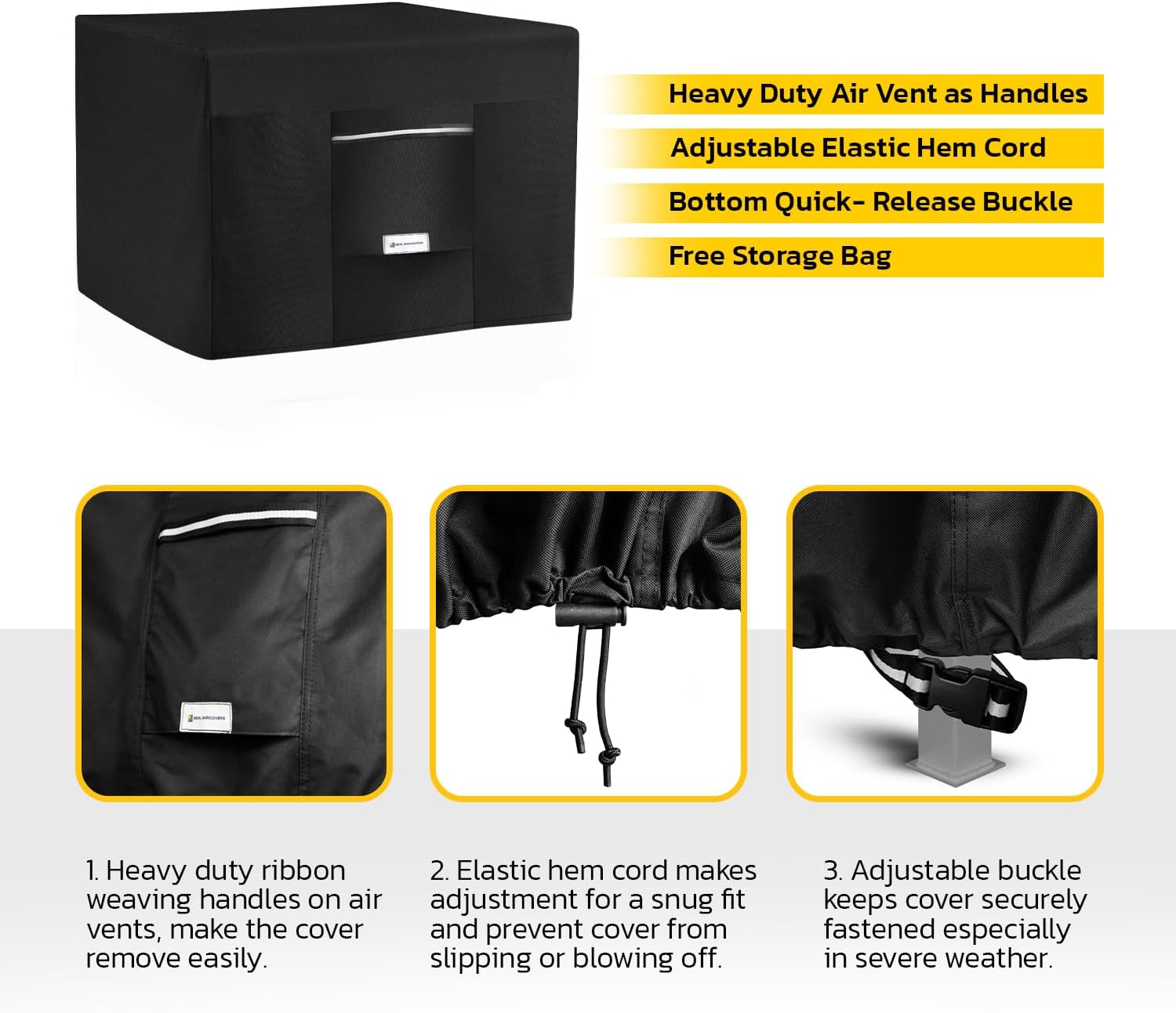 Seal Skin Covers Outdoor Fire Pit Cover – Rectangular 84