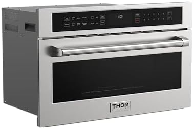 Thor Kitchen 30 Inch Built-In Air Fry Microwave Oven with Drop-Down Door