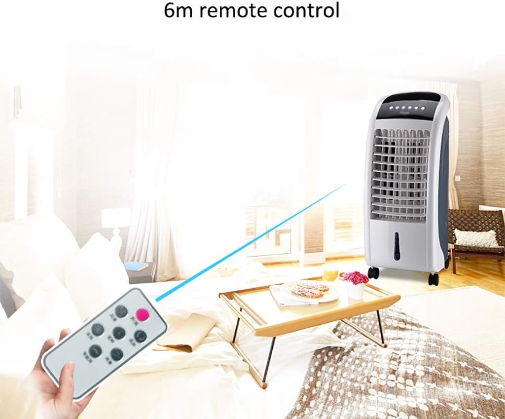 Portable Air Conditioner Fan Personal Portable Remote Control Space Air Coolers, house Single Cool Ultra Quiet Cold Air Fan