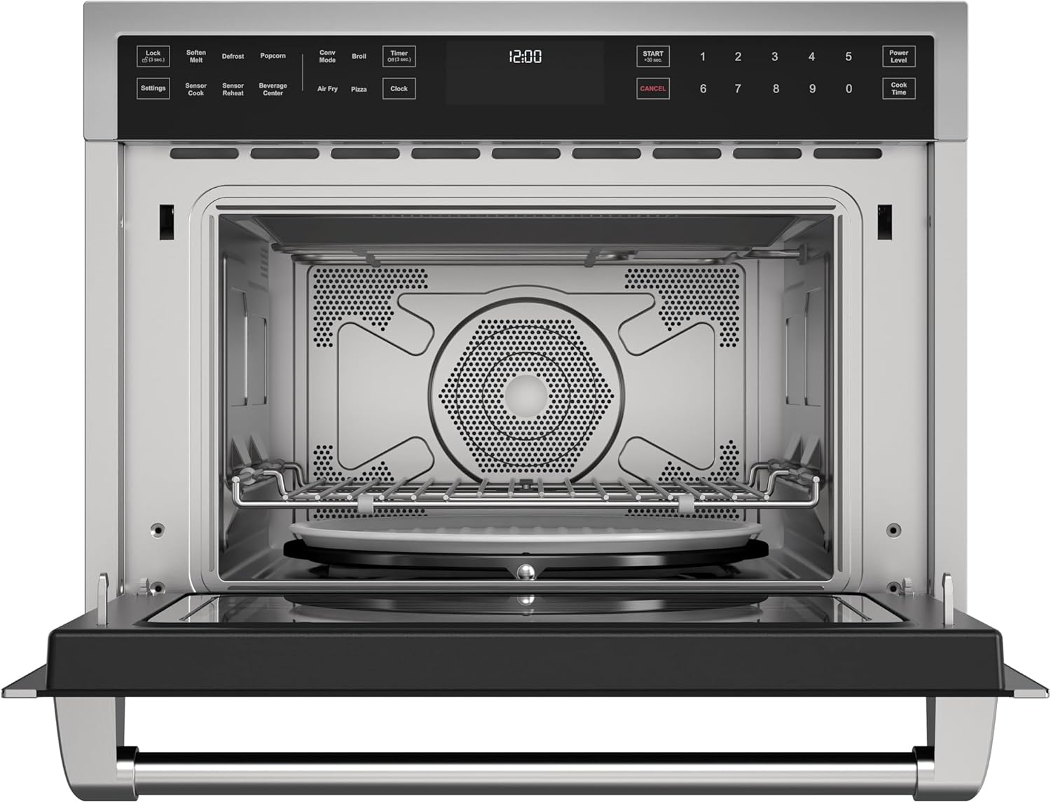 Thor Kitchen 24 Inch Built-In Air Fry Microwave Oven with Drop-Down Door