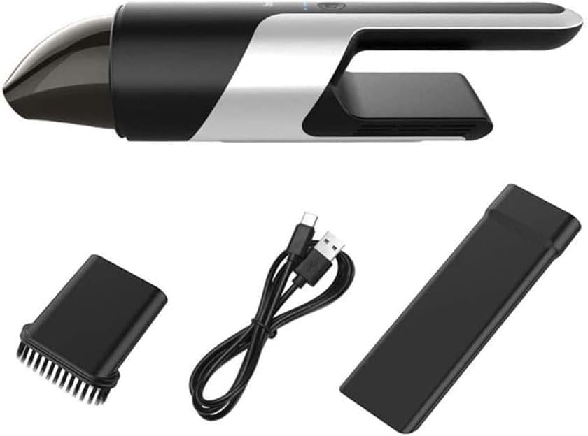 Handheld Vacuum Cordless, 12v Portable Cordless USB Rechargeable, for Wet and Dry Furniture, Carpets, Floors, Vehicles, Slim Mini Vacuum Cleaner for Car Home Pet