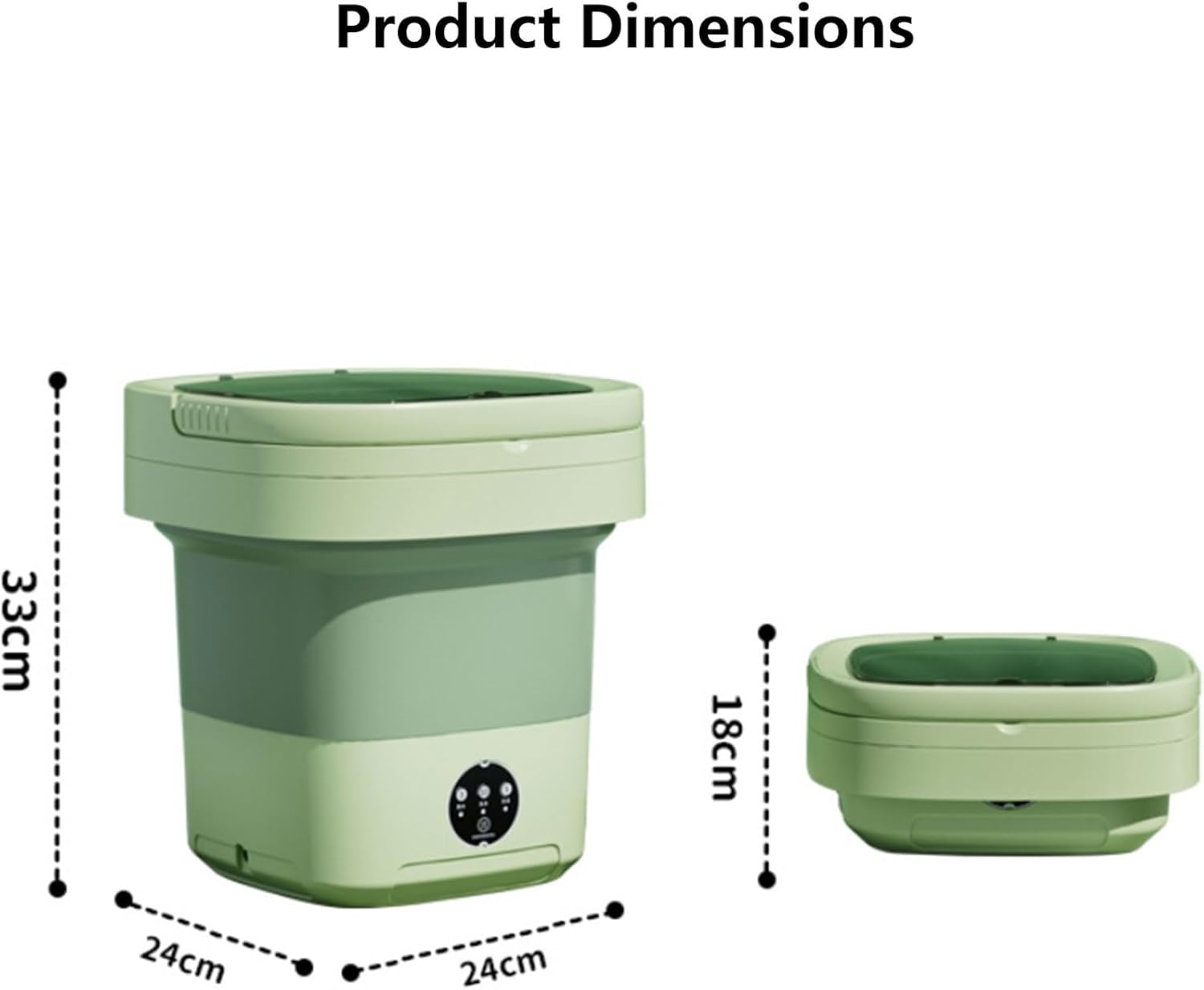 Portable Washer and Dryer 2-In-1, Mini Washing Machine with Spin Dryer Basket and 3 Wash Modes & 11L Capacity for Apartment, Dorm, Rv, Travel Compact for Small Loads & Easy Storage(Pink)