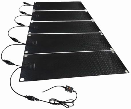 Electric Heated Snow Melting Mats for Stairs, 10
