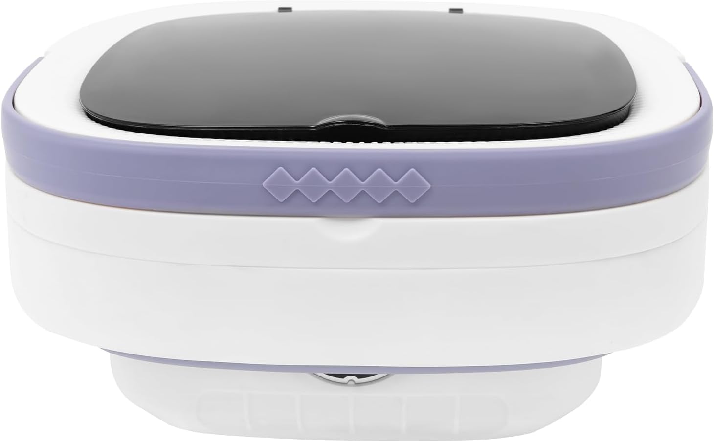 Mini Foldable Washing Machine, 12L Large Capacity Laundry Washer Cleaning for Underwear,Shirts,Small Delicates for Apartment,Hotel,Camp,RV,Travel (Purple)