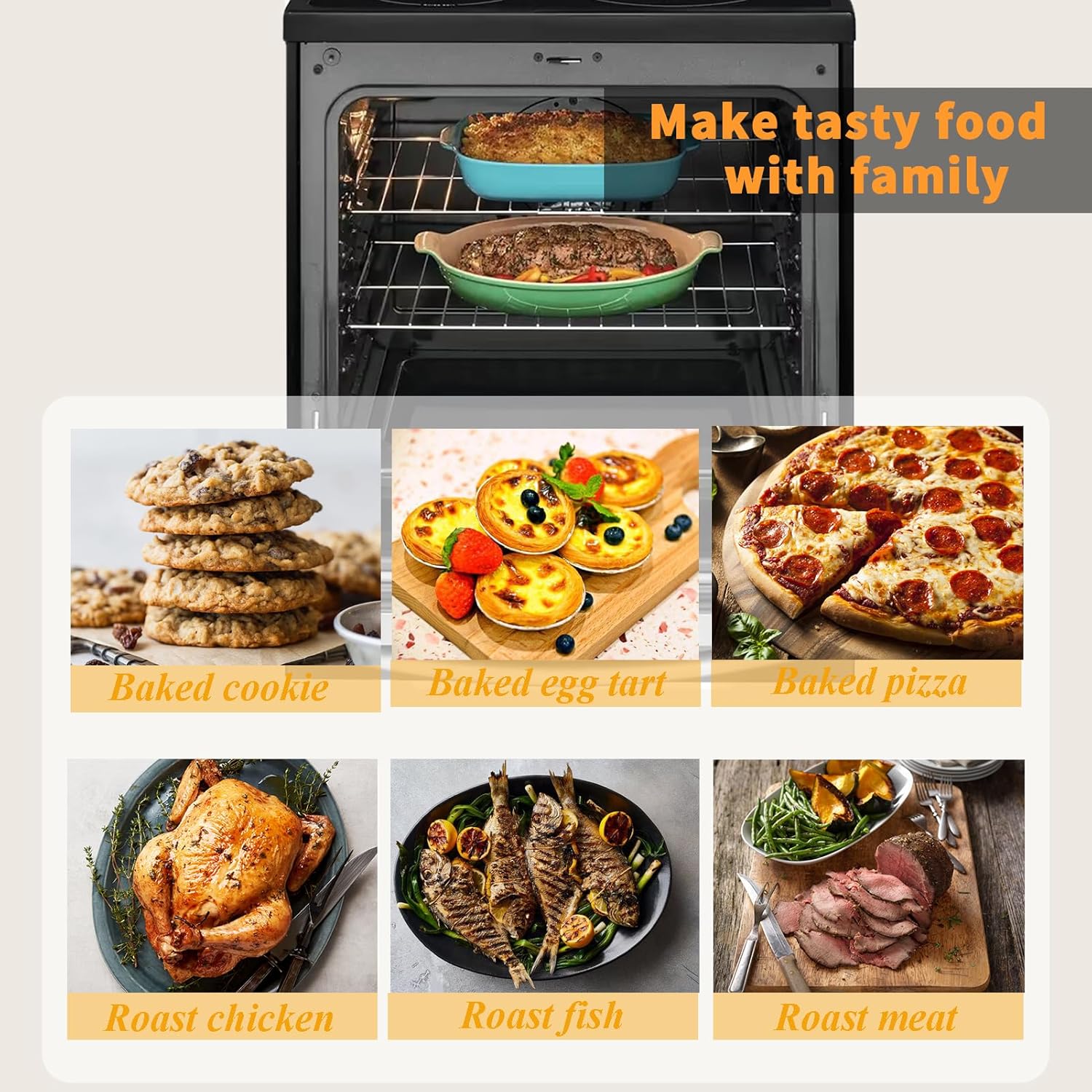 Allstare 2Pcs 316067902 Oven Rack Replacement Parts for Frigidaire Stove Oven Parts 316069800 Oven Rack for Kenmore Oven Parts 22.8