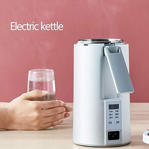 Electric Soymilk Machine Mini Heatable Soya-Bean Milk Juicer Blender Rice Paste Maker Filter-free with Steamer(Onecolor)