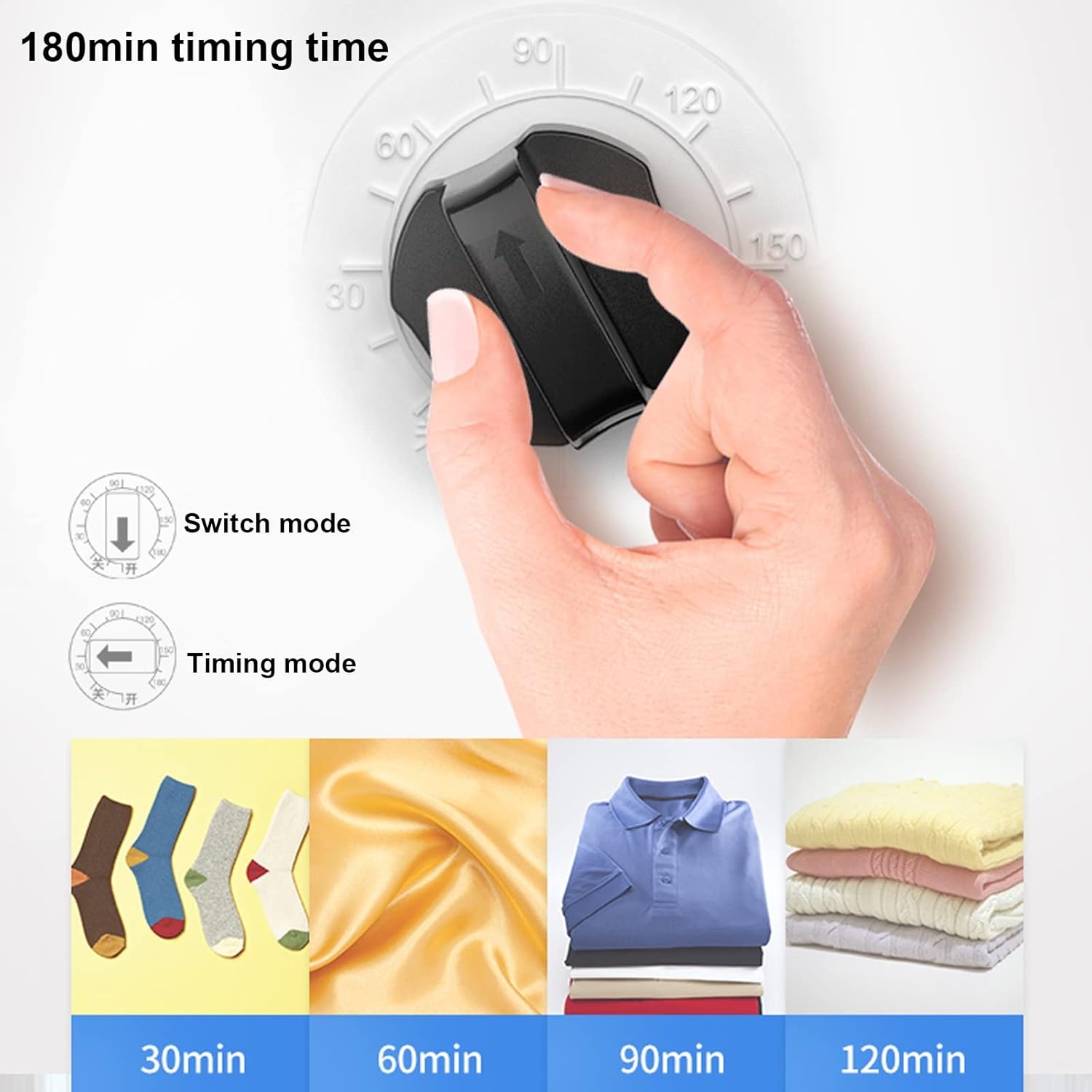 Portable Clothes Airer, Silent Electric Warm Air Dryer Clothes Drying Rack Machine, 850W Heated Clothes Dryer with Timing, 30kg Large Capacity Double Layer Dryer for Home Apartment Commercial The New