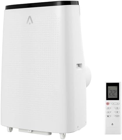 14,000 BTU Portable Air Conditioners, 3 Modes Portable AC Unit with Fast Cooling/Energy Efficient/Remote/24Hrs Timer for Bedroom/Dorms/Indoor Rooms